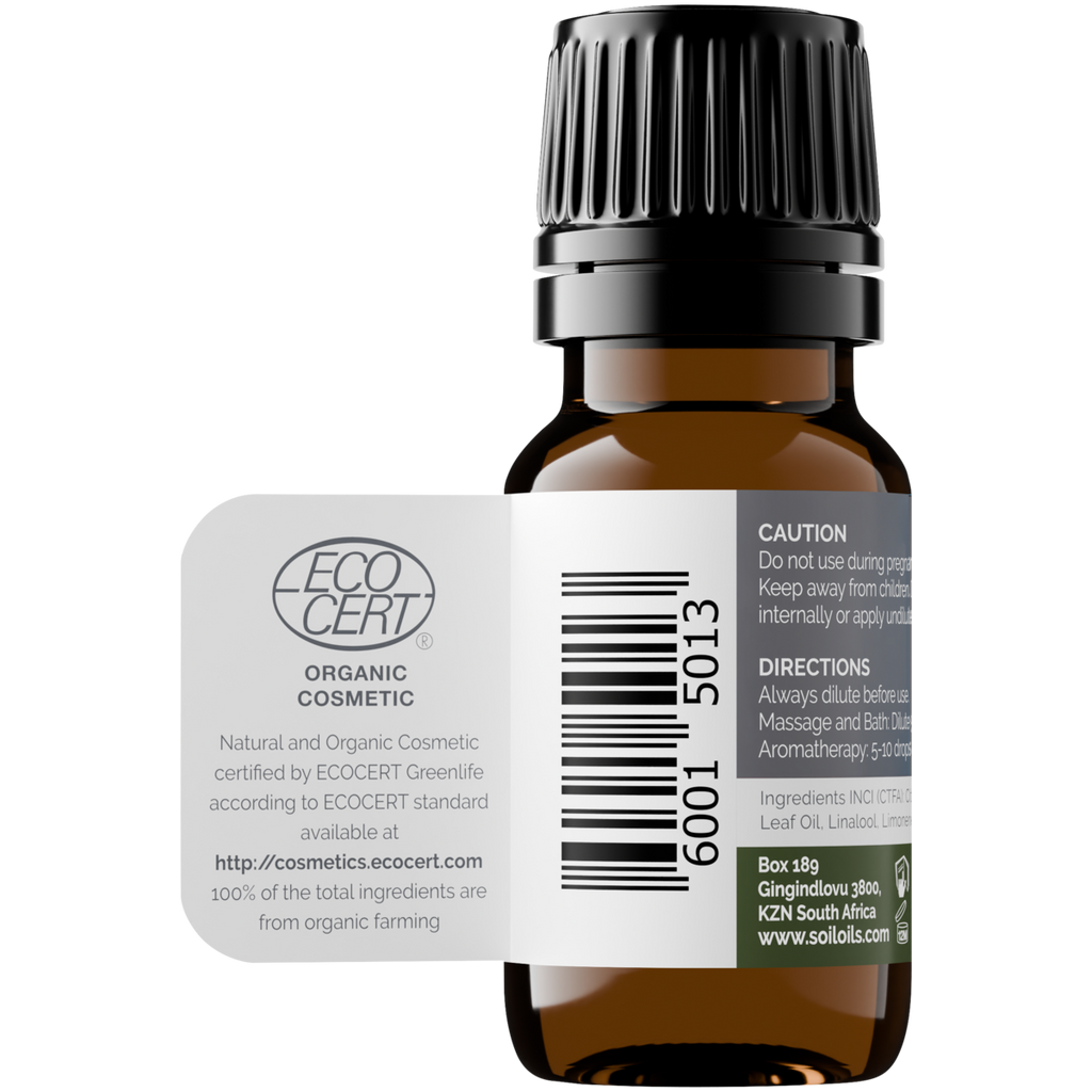 Organic Petitgrain Essential Oil (Citrus Aurantium) 10ml